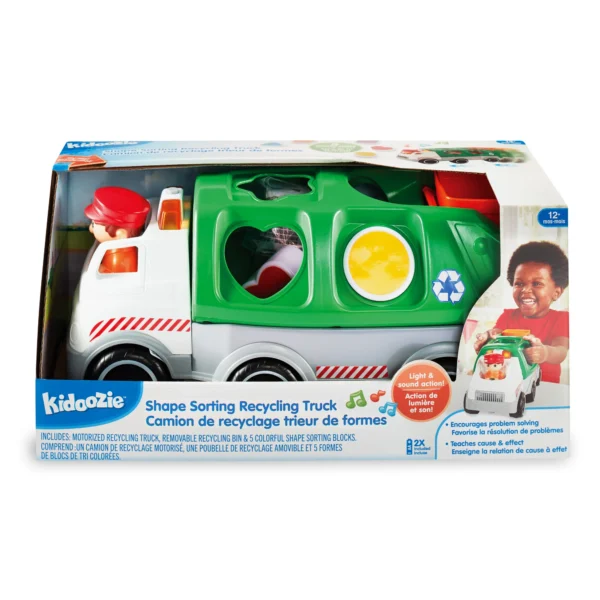 SHAPE SORTING RECYCLING TRUCK BY KIDOOZIE - Image 3