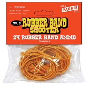 24 RUBBER BAND AMMO (#6) FOR RIFLES