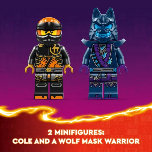 COLE'S ELEMENTAL EARTH MECH-NINJAGO DRAGONS RISING - Image 4