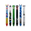 TWICE AS NICE 2 COLOR CLICK PENS-METALLIC