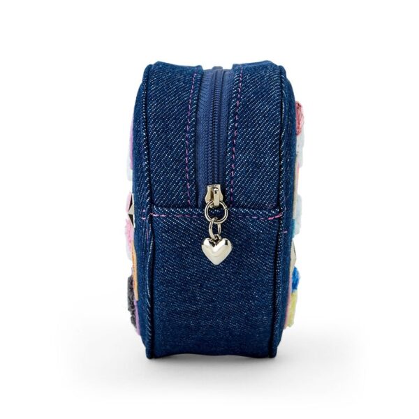 SANRIO CHARACTERS DENIM HEART POUCH - Image 4