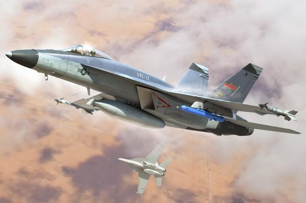 1/48 F/A 18E SUPER HORNET VFC12 FIGHTER