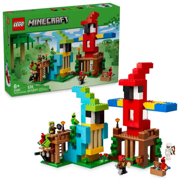 THE PARROT HOUSES-MINECRAFT