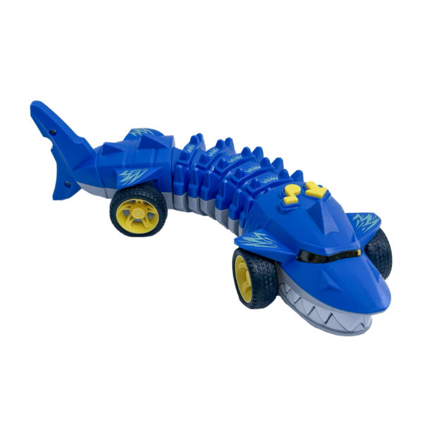 PUSH-START WINDING SHARK W/LIGHT & SOUND