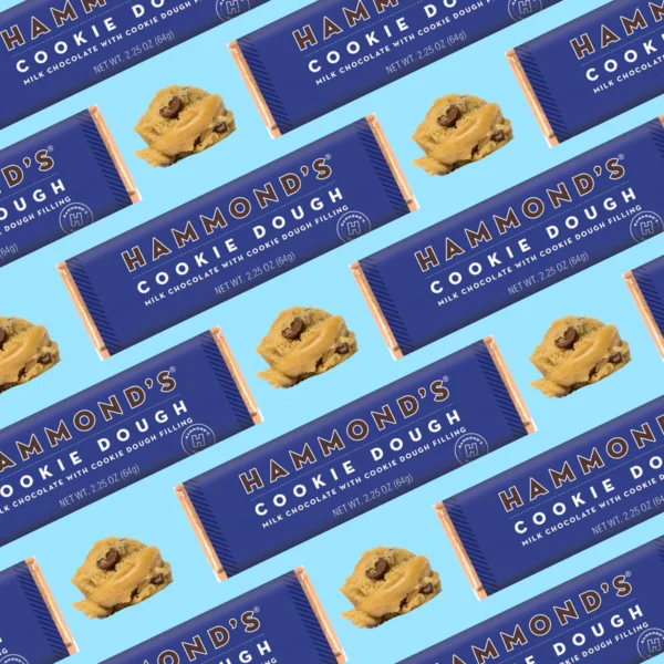 HAMMOND'S COOKIE DOUGH MILK CHOCOLATE BAR 2.25OZ - Image 2