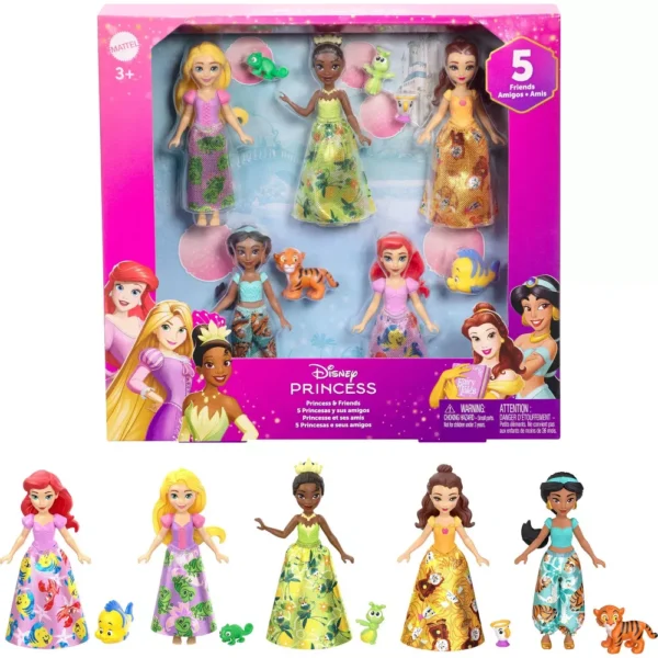 DISNEY PRINCESS & FRIENDS SMALL DOLL MULTIPACK