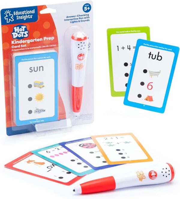 HOT DOTS KINDERGARTEN PREP CARD SET
