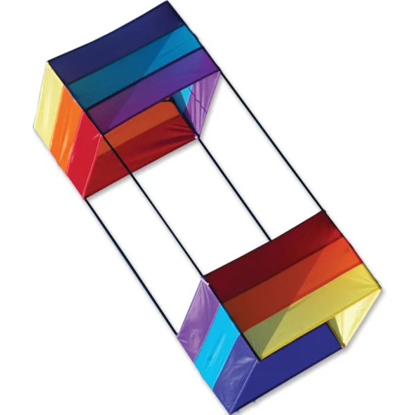 40"X20" RAINBOW BOX NYLON KITE