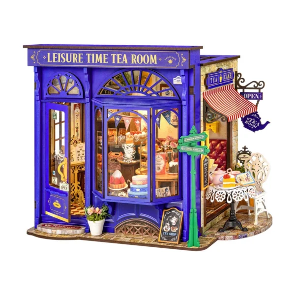 LEISURE TIME TEA ROOM DIY MINIATURE HOUSE