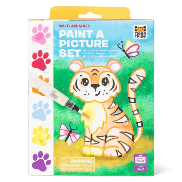 PAINT A PICTURE-WILD ANIMALS