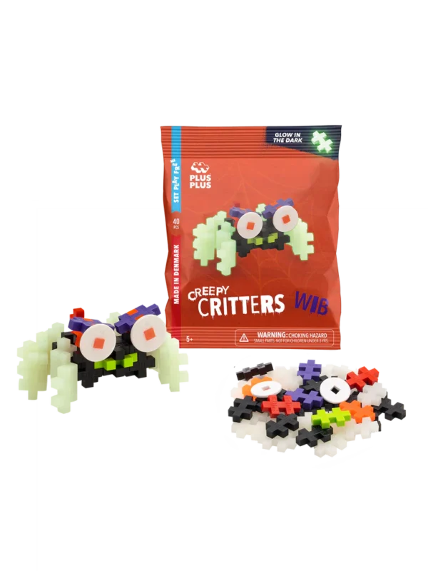 PLUS PLUS CREEPY CRITTERS GLOW-WIB
