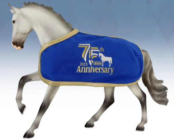 BREYER 75TH ANNIVERSARY BLUE BLANKET - Image 2