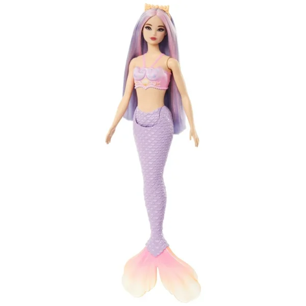 BARBIE MERMAID W/LILAC HAIR & PURPLE TAIL