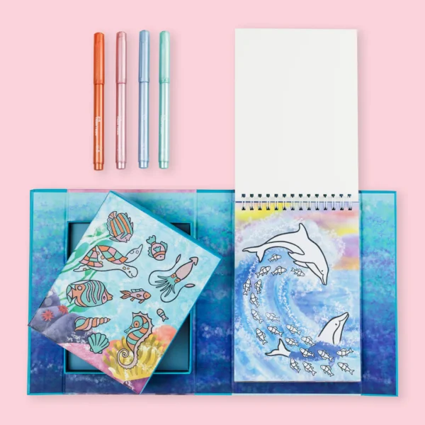 SHIMMER COLOURING SET-SEA LIFE - Image 2