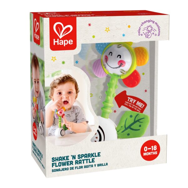 SHAKE 'N SPARKLE FLOWER RATTLE - Image 2