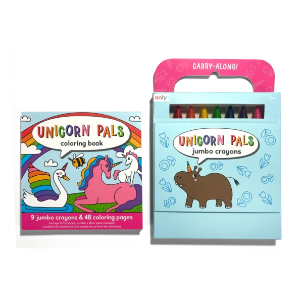 UNICORN PALS COLORING BOOK CARRY ALONG! SET - Image 2
