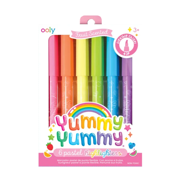 YUMMY YUMMY 6 PASTEL HIGHLIGHTERS