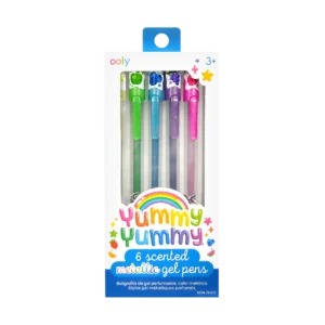 YUMMY YUMMY 6 SCENTED METALLIC GEL PENS