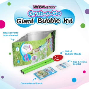 WOWMAZING GRAB-N-GO GIANT BUBBLES KIT