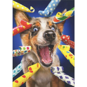 HAPPY DOG PARTY BLOWERS
