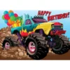 MONSTER TRUCK HAPPY BIRTHDAY CARD