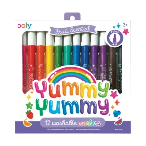 YUMMY YUMMY: FRUIT SCENTED MARKERS (12)