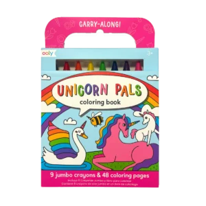 UNICORN PALS COLORING BOOK CARRY ALONG! SET