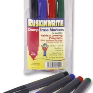 DAMP ERASE MARKERS FINE POINT-RUSKINWRITE