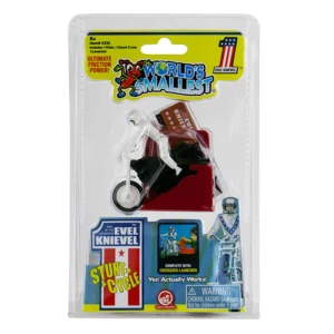 WORLD'S SMALLEST EVEL KNIEVEL STUNT CYCLE