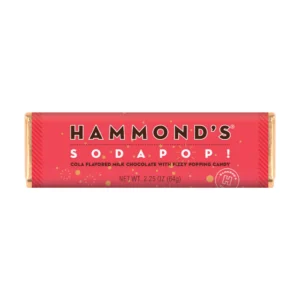 HAMMOND'S SODA POP MILK CHOCOLATE BAR 2.25OZ
