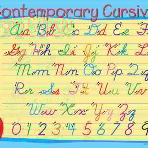 CONTEMPORARY CURSIVE PLACEMAT