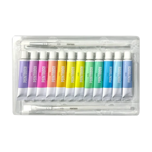 PAINTOLOGY ACRYLIC PAINTS-12 PASTEL COLORS - Image 4