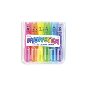 MONSTER: MINI SCENTED NEON HIGHLIGHTERS (6)