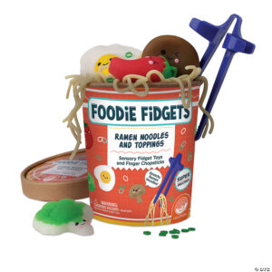 RAMEN NOODLES AND TOPPINGS FOODIE FIDGETS