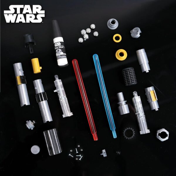 STAR WARS BUILD YOUR OWN MINI LIGHT SABERS KIT (2) - Image 2