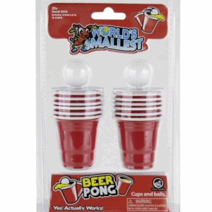 WORLD'S SMALLEST BEER PONG