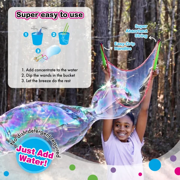 WOWMAZING GRAB-N-GO GIANT BUBBLES KIT - Image 3