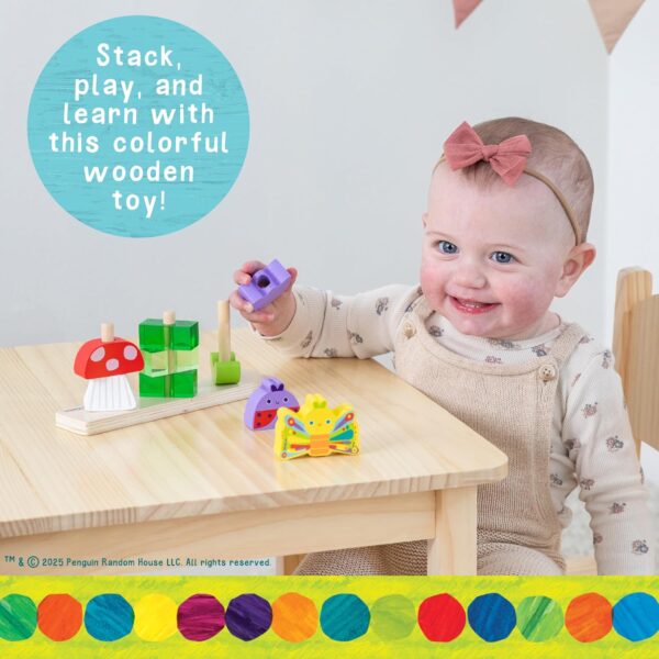 ERIC CARLE WOODEN STACKING TOY - Image 2
