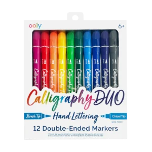 CALLIGRAPHY DUO HAND LETTERING 12 DOUBLE-ENDED MARKERS