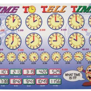 TIME TO TELL TIME PLACEMAT