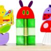 ERIC CARLE WOODEN STACKING TOY