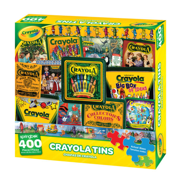 CRAYOLA TINS 400PC FAMILY PUZZLE