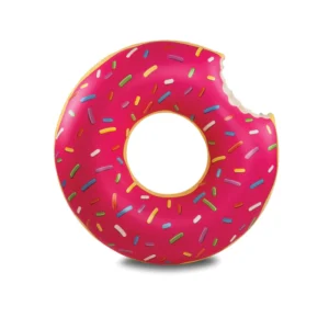 STRAWBERRY FROSTED DONUT POOL FLOAT