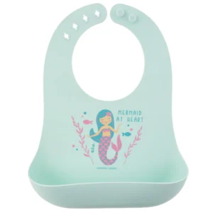 MERMAID SILICONE BABY BIB