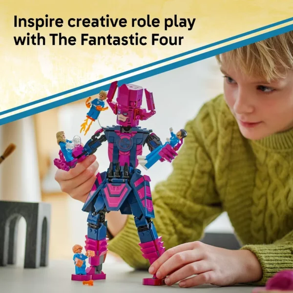 FANTASTIC FOUR VS. GALACTUS CONSTRUCTION FIGURE-MARVEL - Image 4