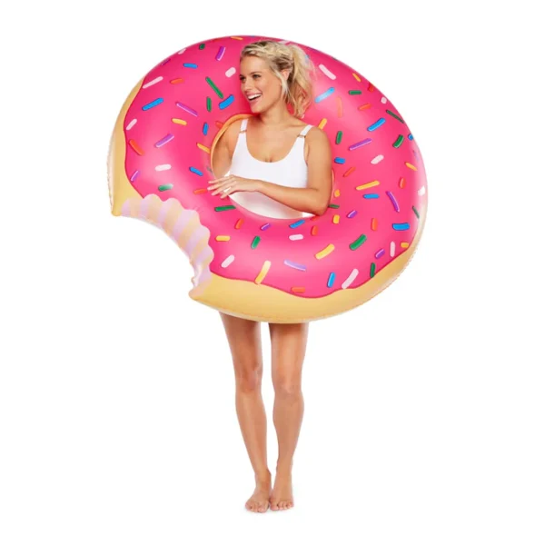 STRAWBERRY FROSTED DONUT POOL FLOAT - Image 2