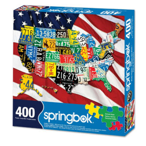 STATE PLATES 400PC FAMILY PUZZLE