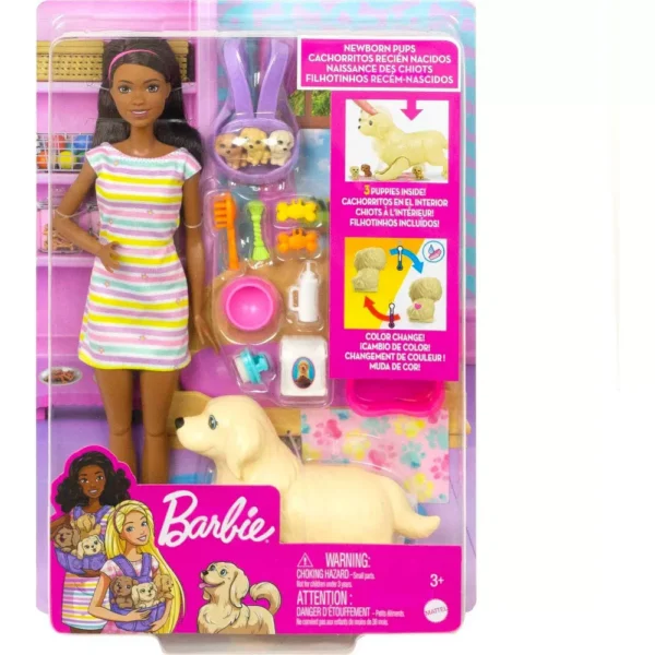 BARBIE NEWBORN PUPS-DARK SKIN - Image 6