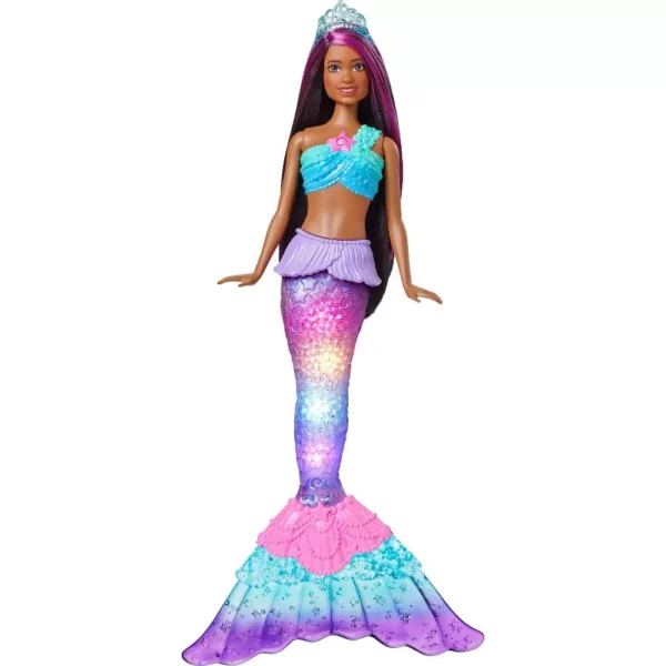 BARBIE DREAMTOPIA TWINKLE LIGHTS MERMAID-DARK SKN