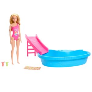 BARBIE W/POOL PLAYSET